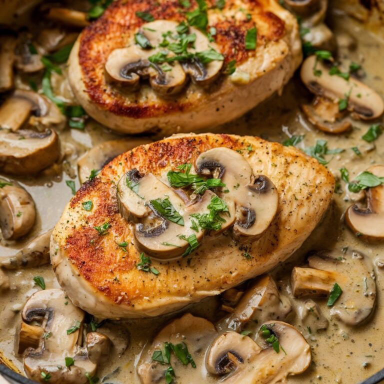 Creamy Mushroom Chicken Recipe