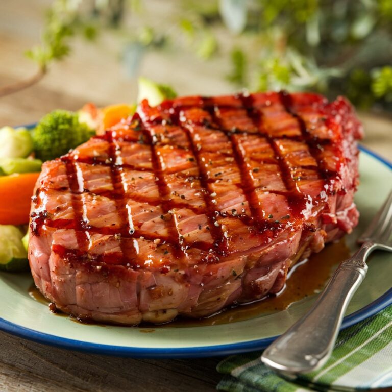 Glazed Ham Steak